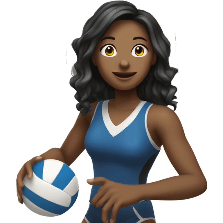 girl playing volleyball  emoji