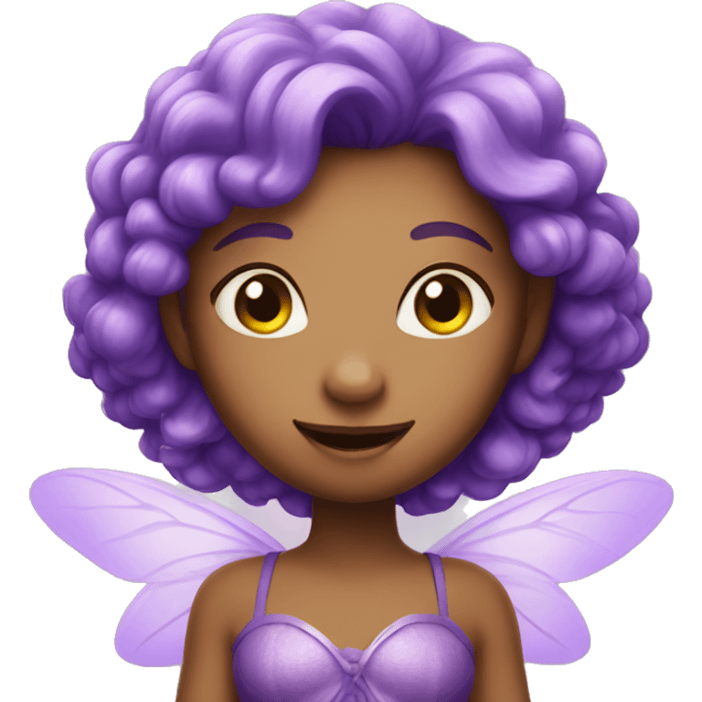 Purple fairy emoji