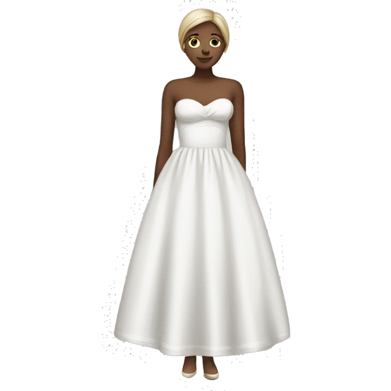 white dress  emoji