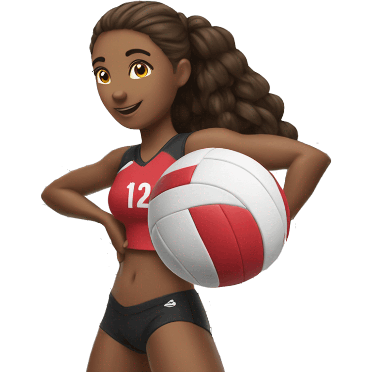 I ❤️ Volleyball emoji