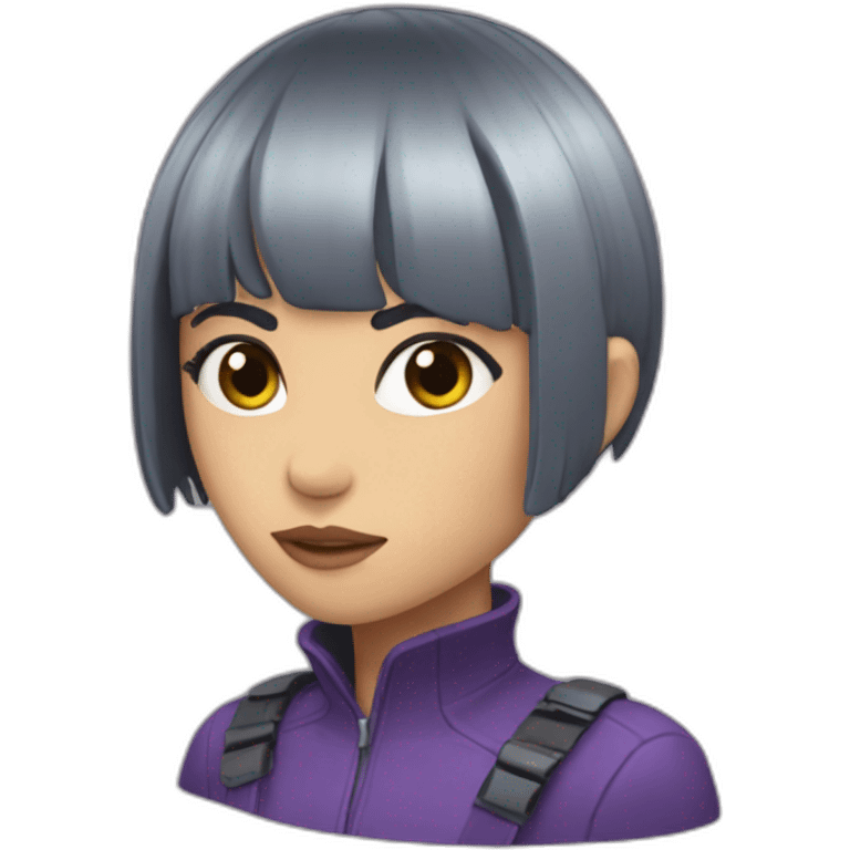 Melenia blade of miquela emoji