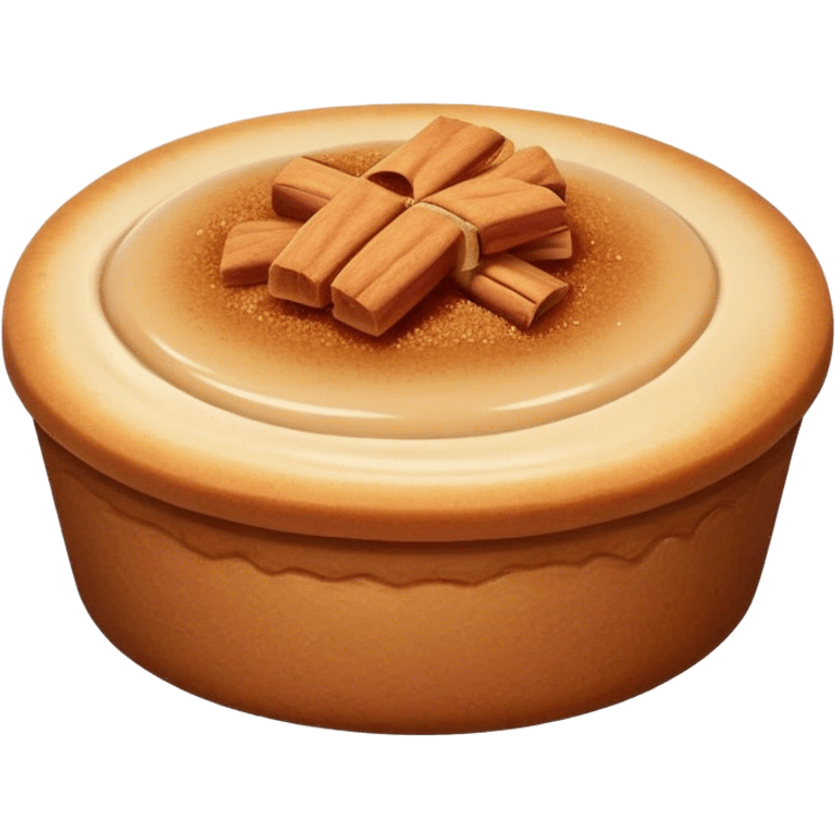 Hotteok dessert in beige colour emoji