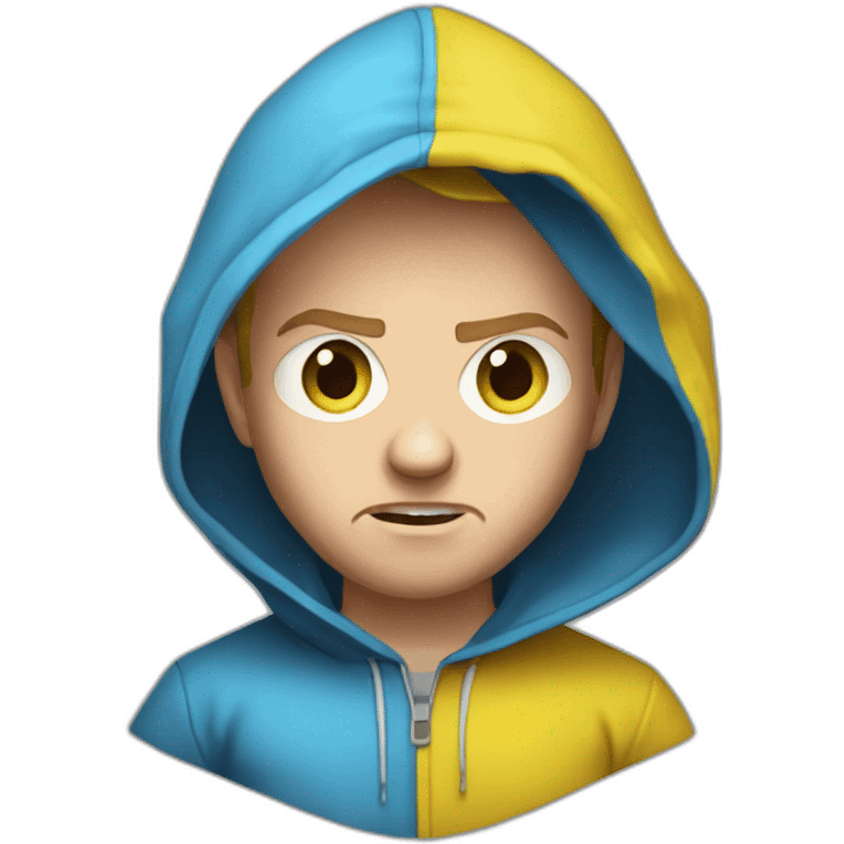 Young Jesse Pinkman angry yellow hood emoji