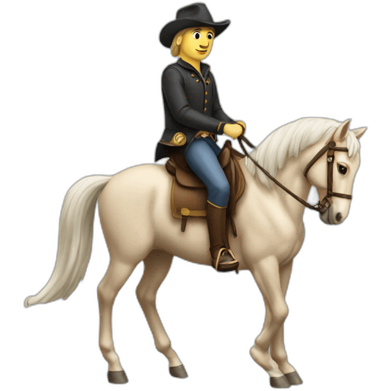 Man on horse emoji