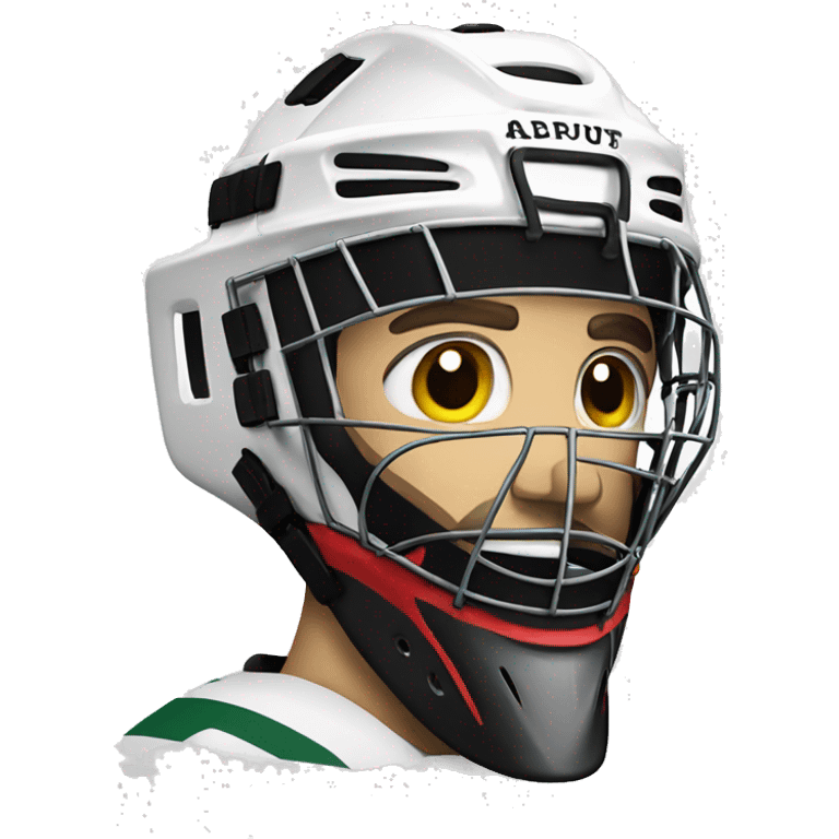 Hockey goalie emoji