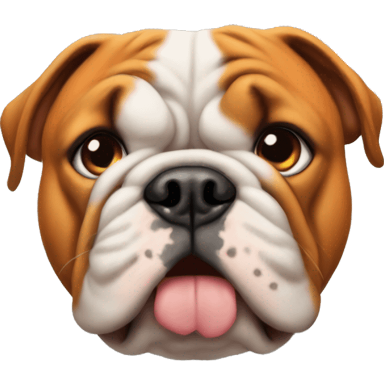 Orange englisch Bulldog  emoji