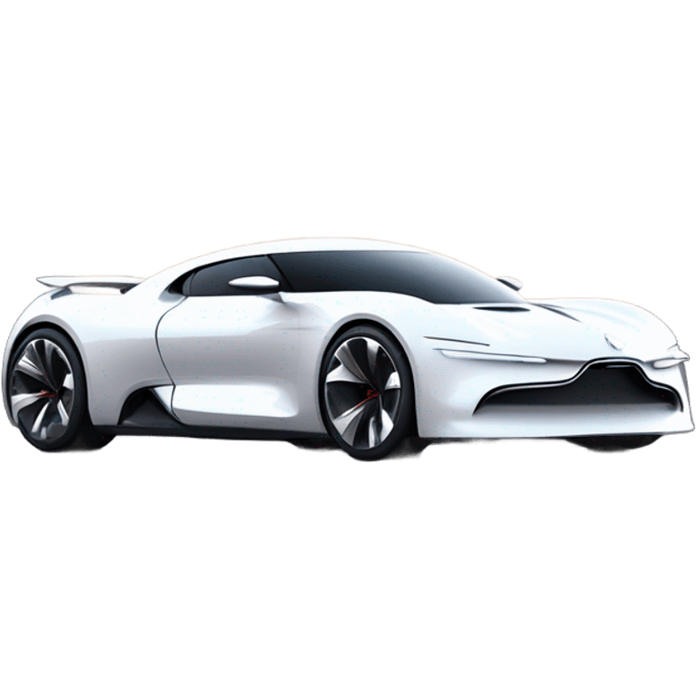 White Citroën GT Supercar  emoji