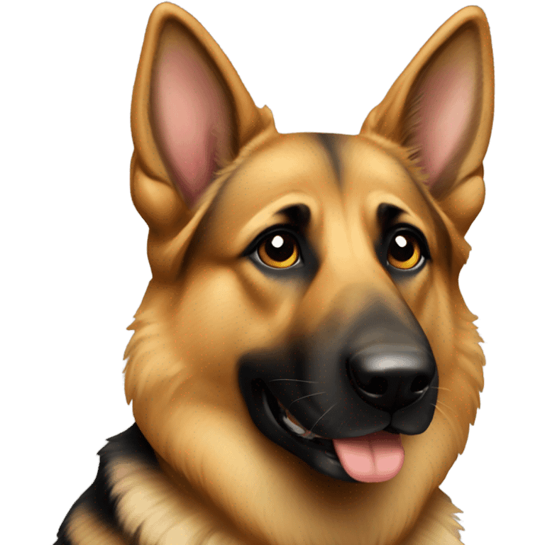 German shepherd  emoji