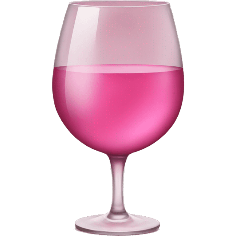 Pink wine emoji