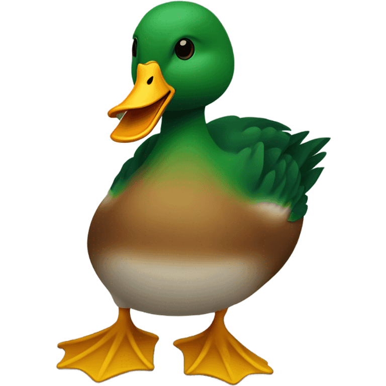 A duck emoji