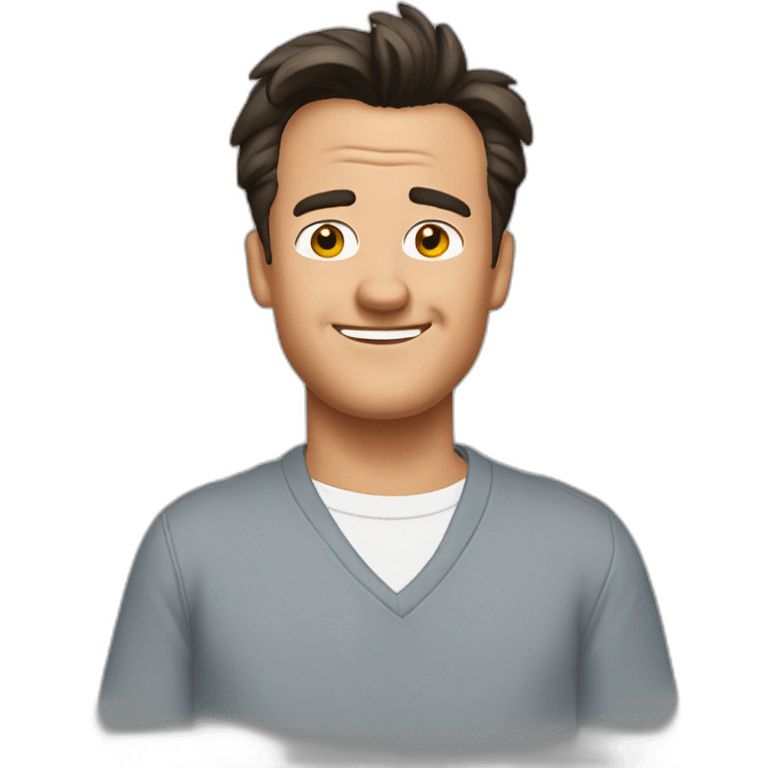 chandler bing jeune  emoji