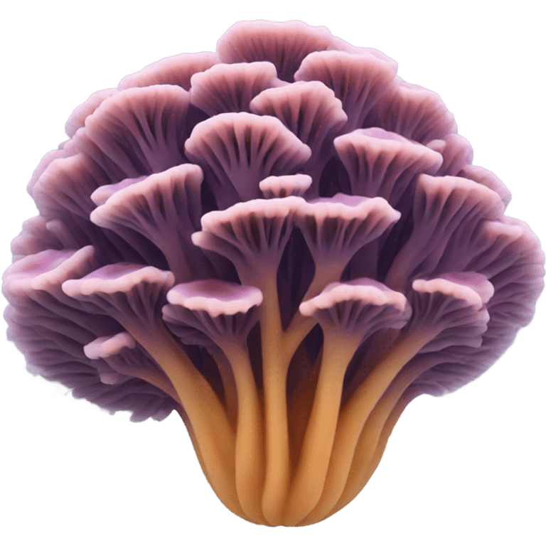 Mushroom coral emoji