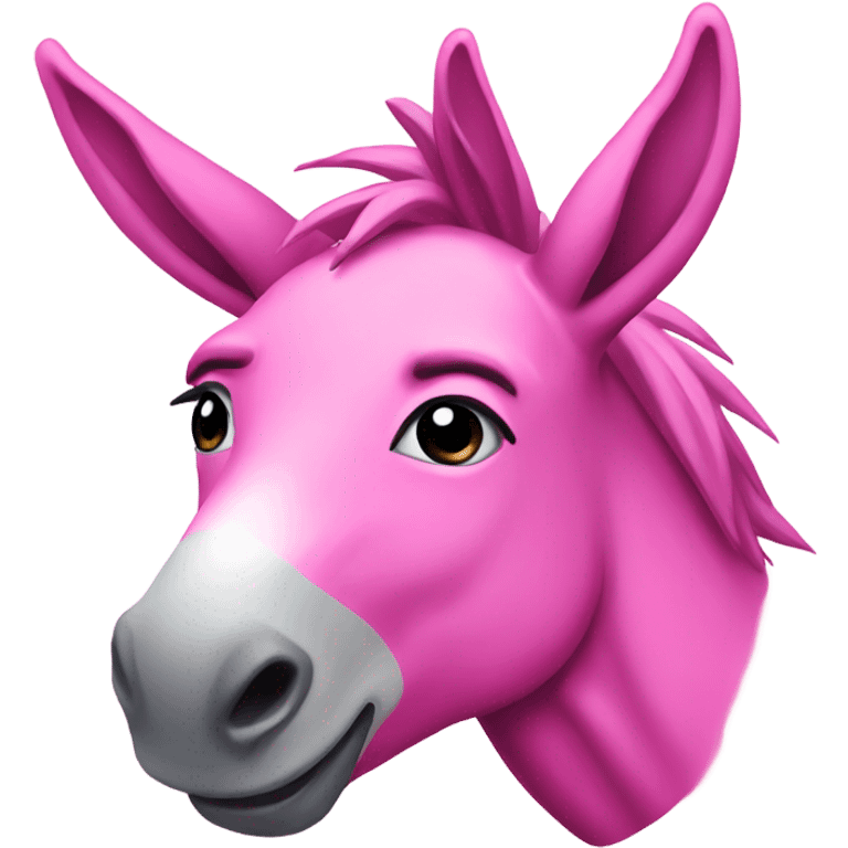 Pink Donkey emoji