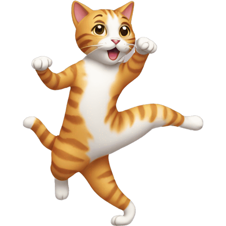 Dancing cat emoji