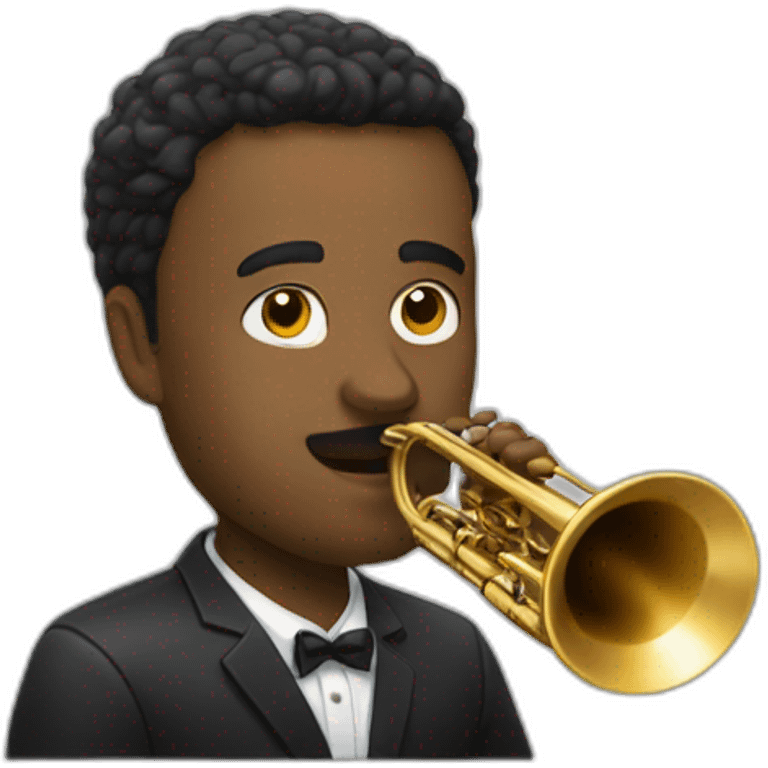 Homme qui fait du jazz emoji