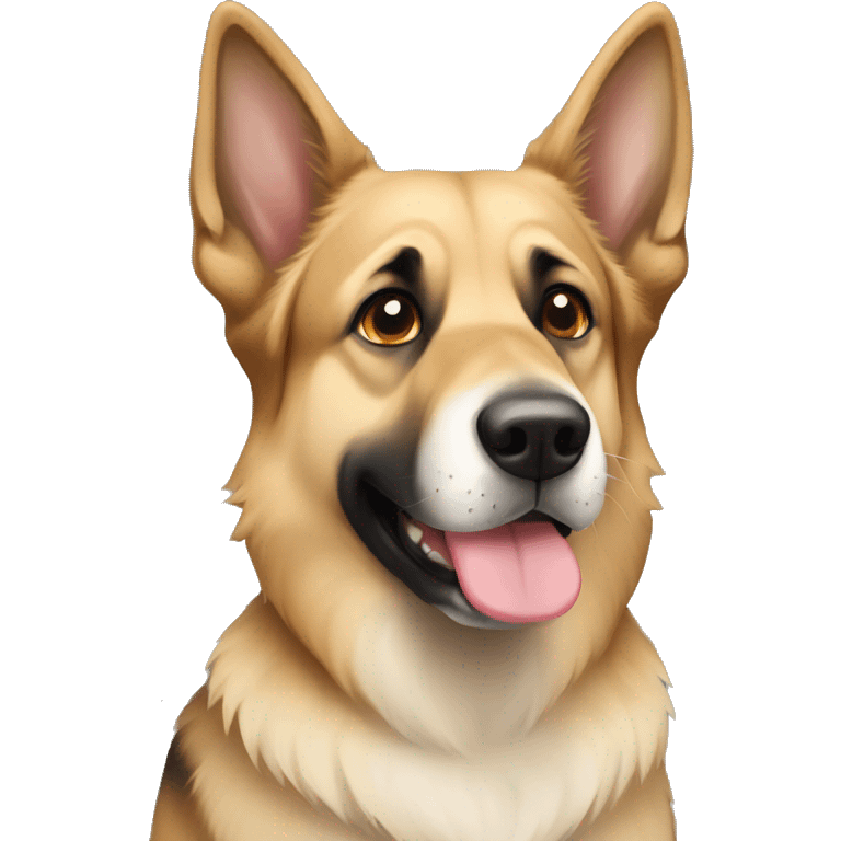 Walking German shepherd and Anatolian shepherd  emoji