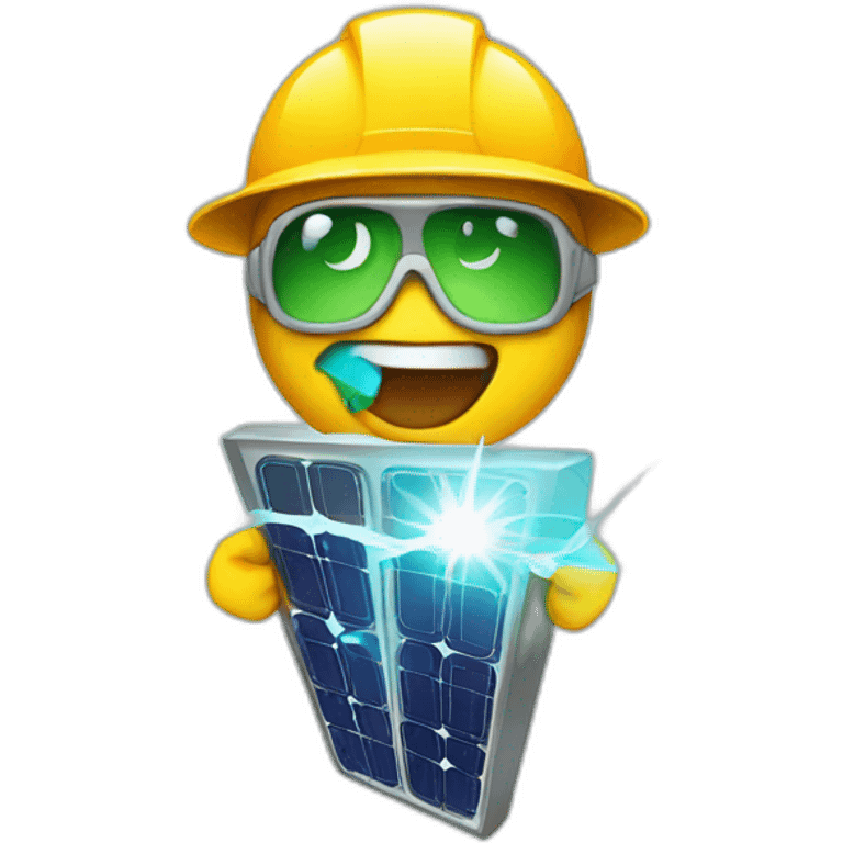 Energía solar emoji