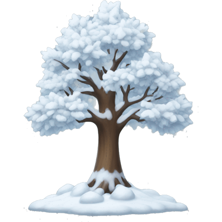 Snow tree emoji