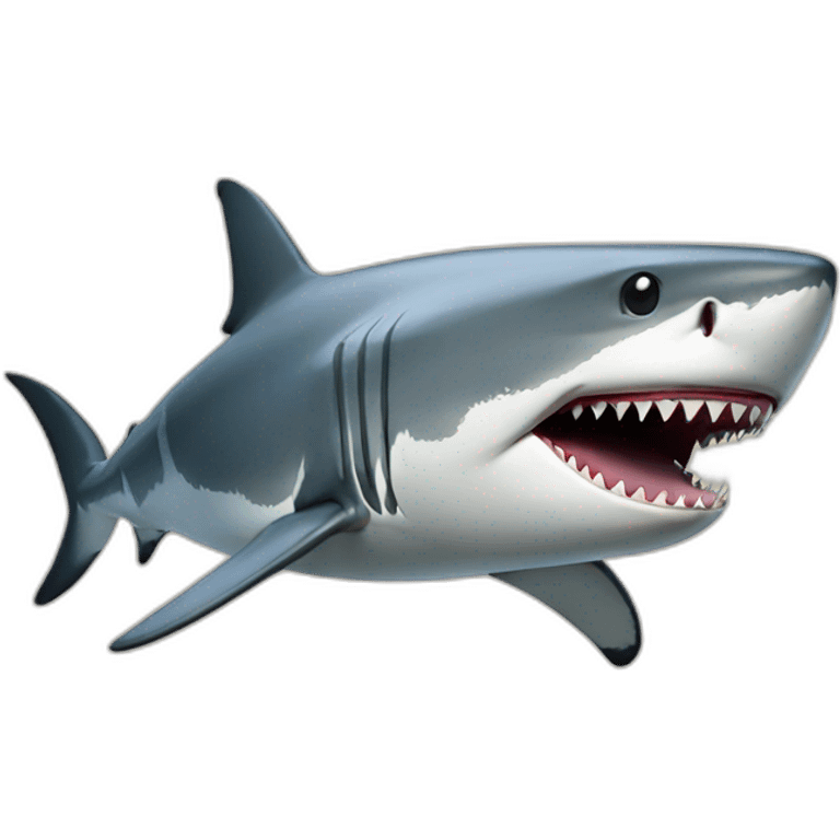 great white shark emoji