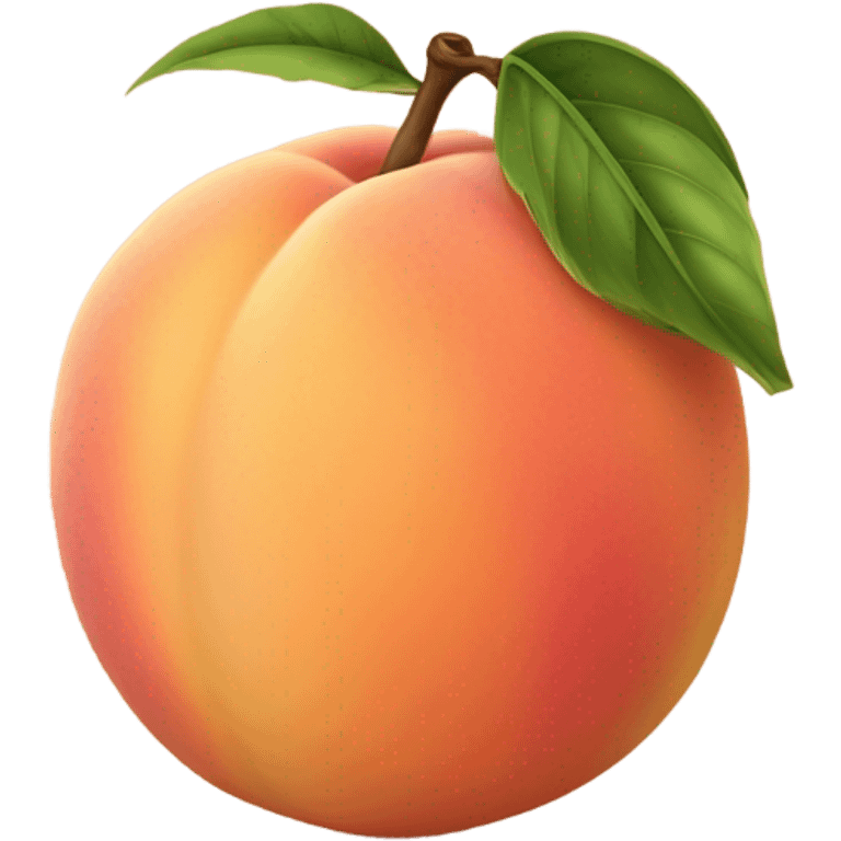 Calm Peach emoji