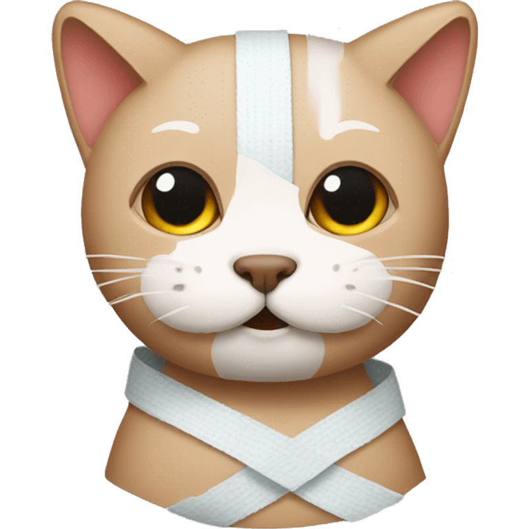 cat bandaged emoji