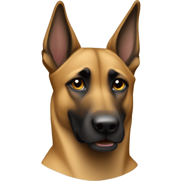 malinois qui prends des notes  emoji