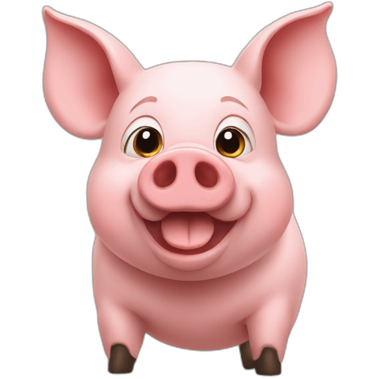 Pig in Moscow emoji