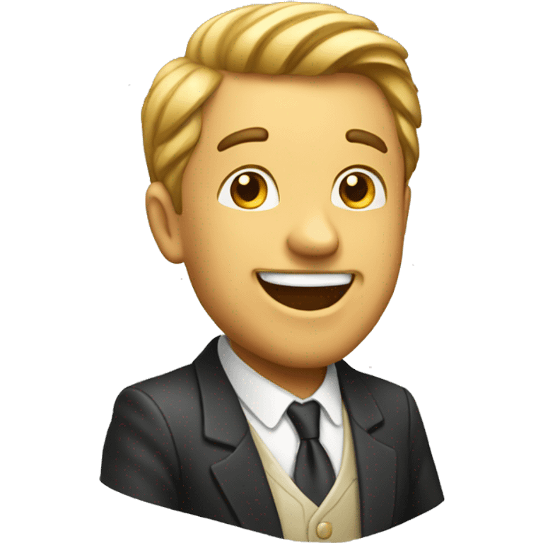 excited rich man emoji