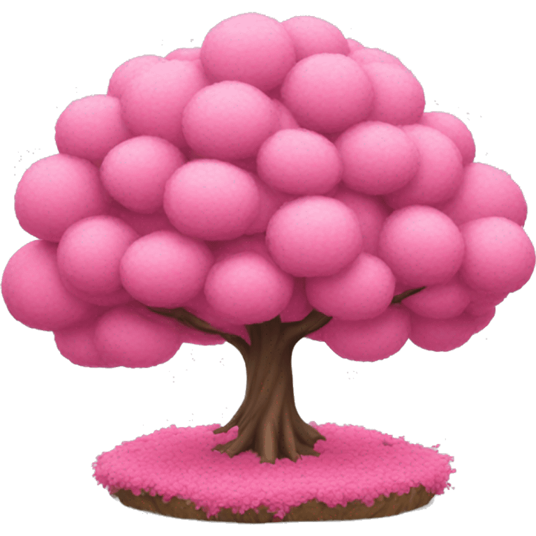 pink tree emoji