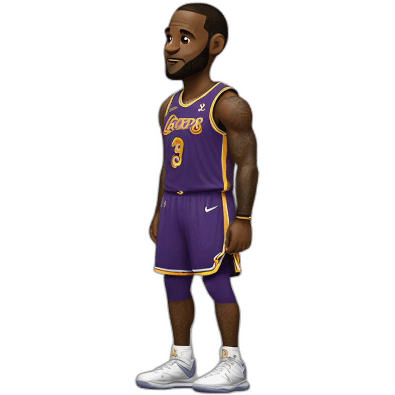 Lebron James Standing emoji