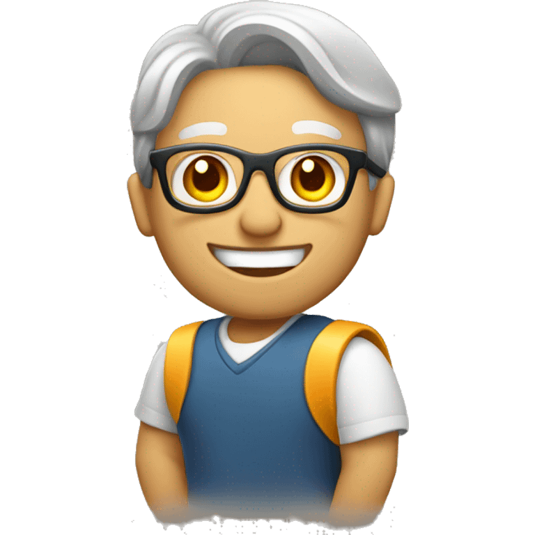 persona dando clases de educación física  emoji