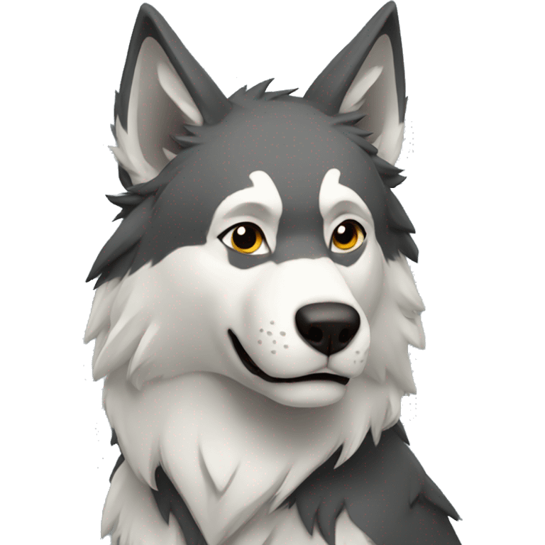 Lobo - luna emoji