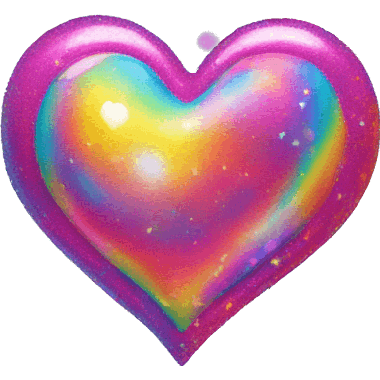 lisa frank heart emoji