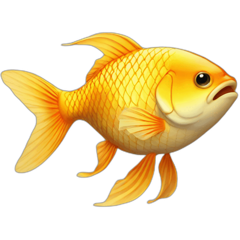 golden fish emoji