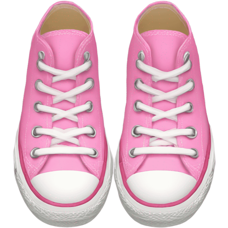 Cute pink converse  emoji