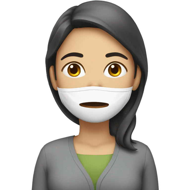 woman sick  emoji