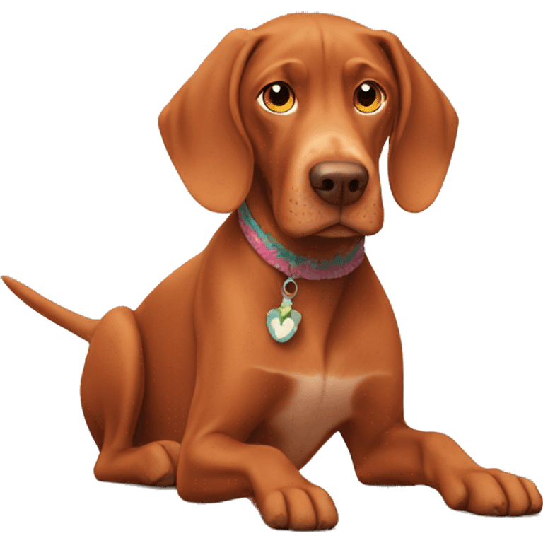 Vizsla and Moana emoji