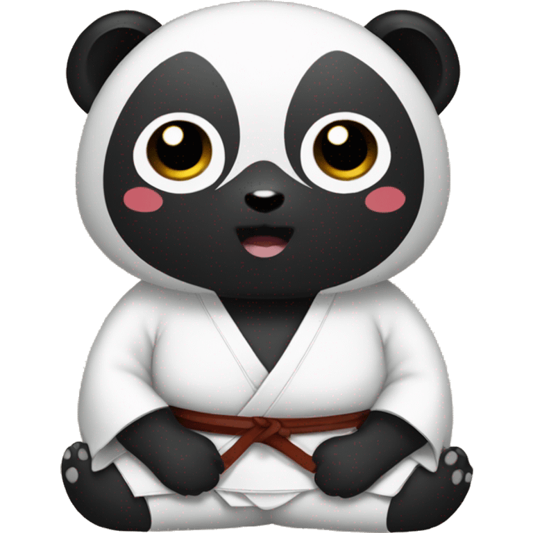 Panda wearing Japanese fundoshi emoji