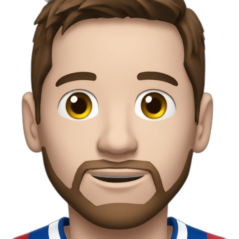 Messi drebling emoji