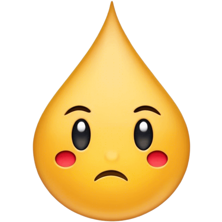 no symbol covering the sweat drop symbol emoji