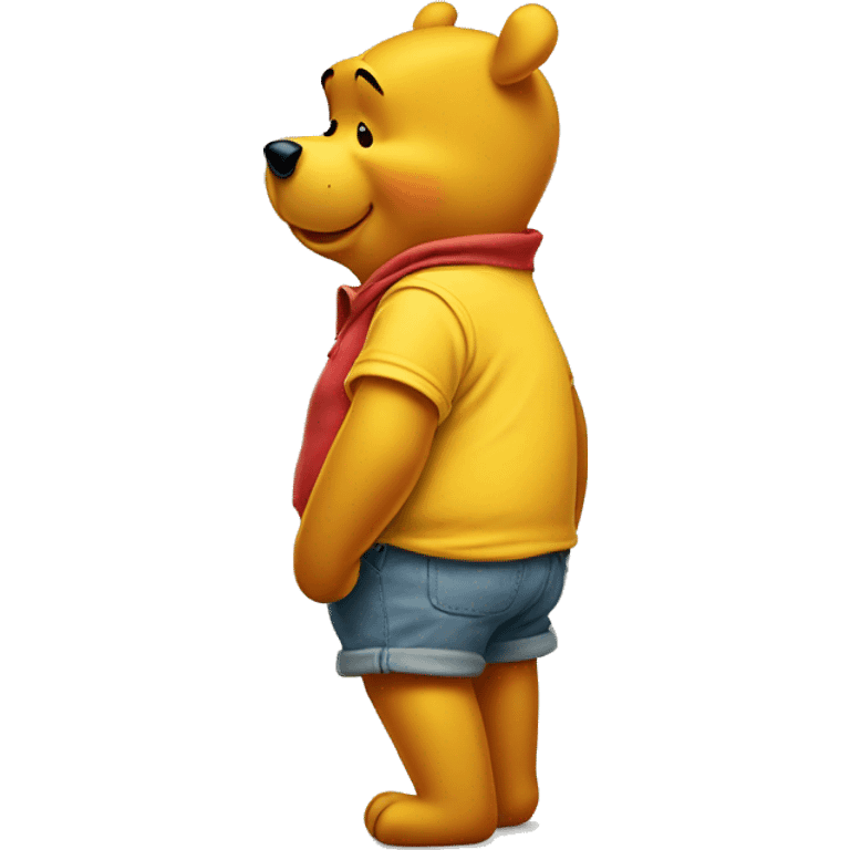 winnie the pooh back emoji