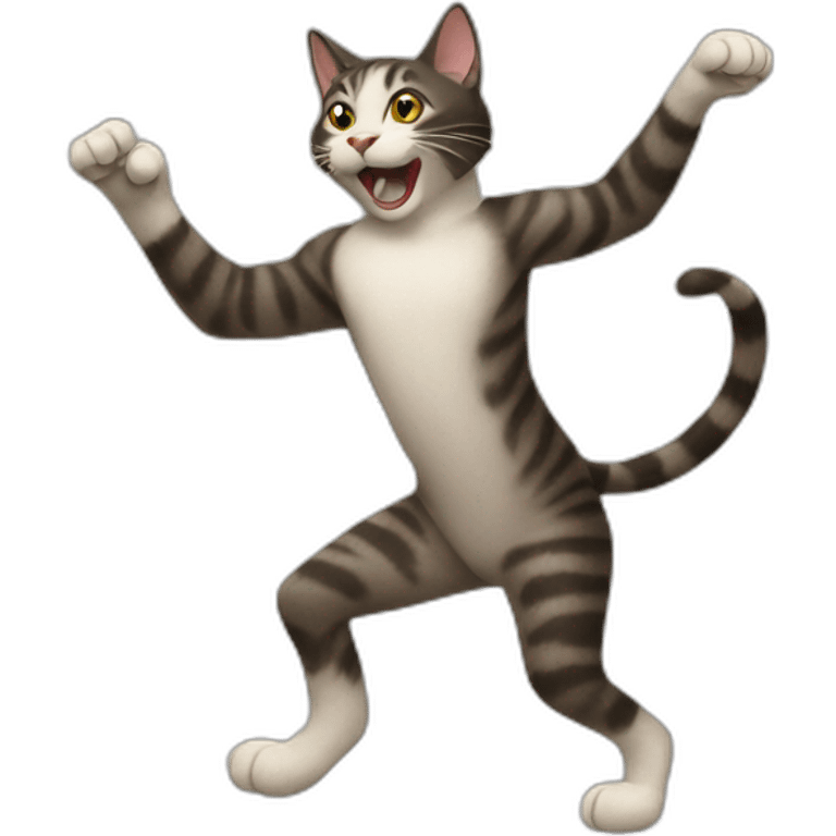 Cat dancing the loin walk  emoji