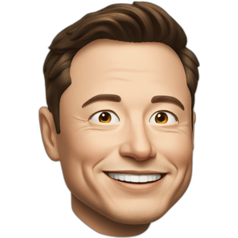 Elon musk smirk emoji