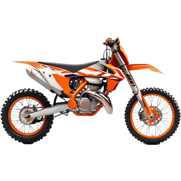 KTM Dirtbike - KTM 250 SX (Model Year: 2021) (Iconic colour: Orange) emoji