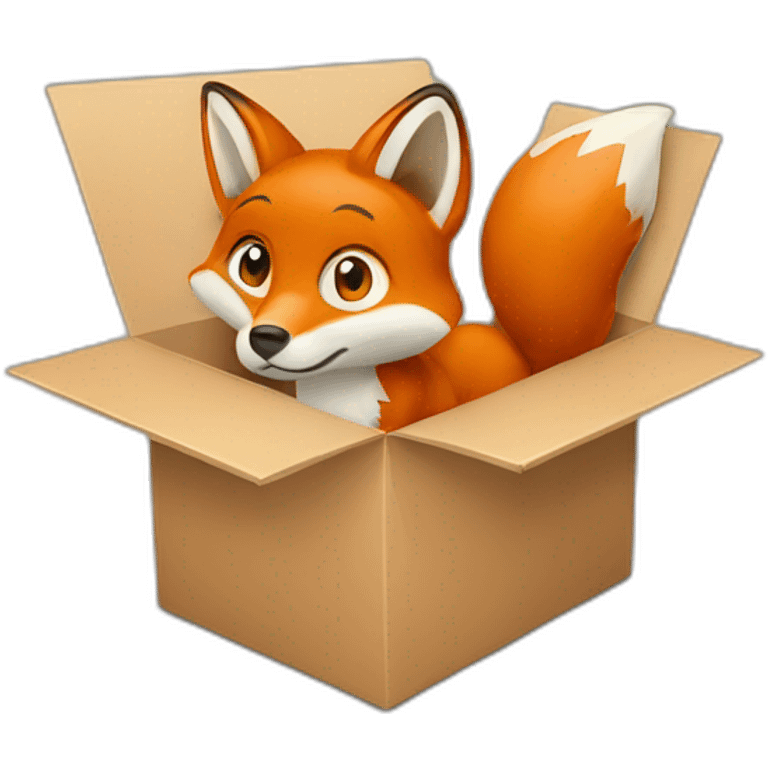 fox-in-box emoji