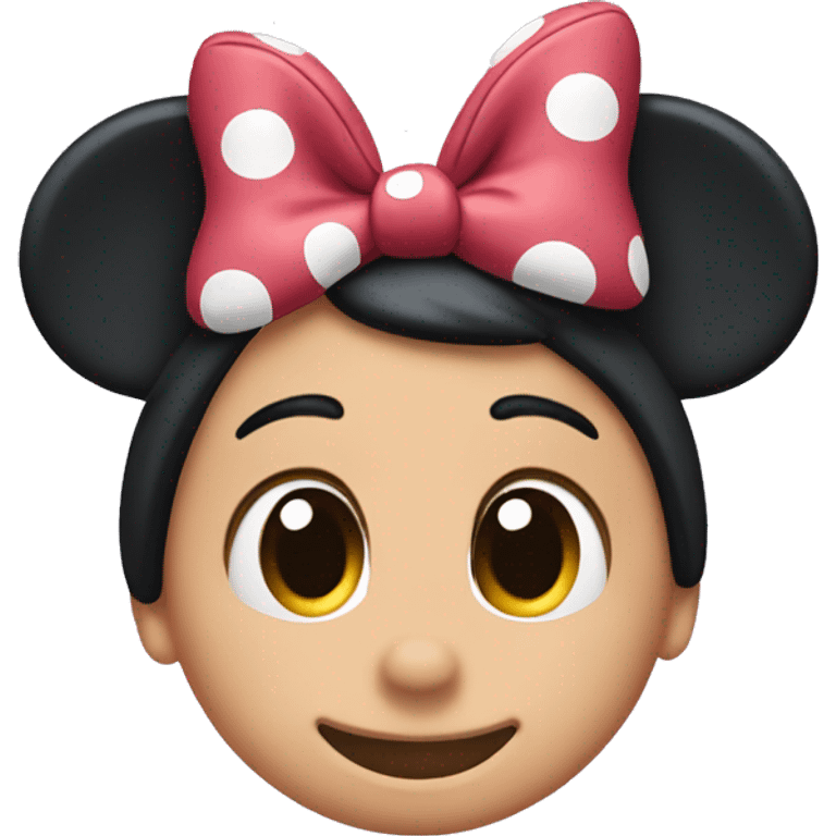 Minnie mouse ears emoji