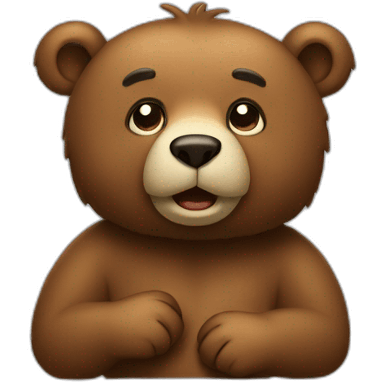 bear having an idea  emoji