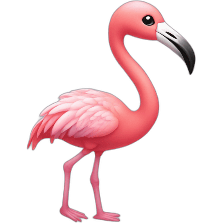 Baby flamingo emoji