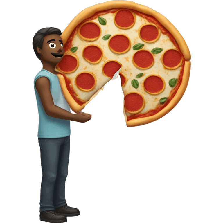 Hug Pizza emoji