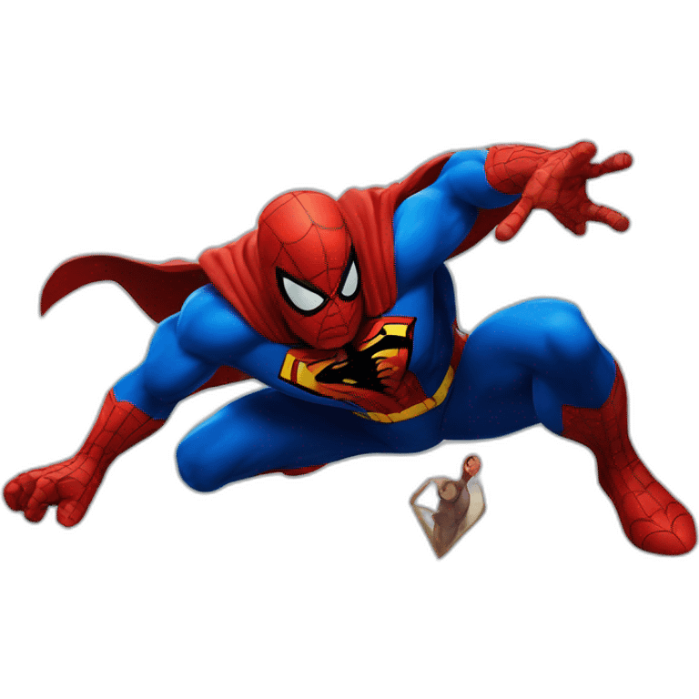 superman spider man emoji